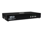 Tripp Lite Secure KVM Switch, 4-Port, Single Head, DisplayPort to DisplayPort, 4K, NIAP PP4.0, Audio, TAA