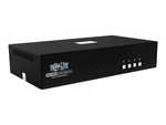 Tripp Lite Secure KVM Switch, 4-Port, Dual Head, DisplayPort to DisplayPort, 4K, NIAP PP4.0, Audio, TAA