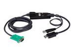 Tripp Lite Series VGA to DisplayPort and USB-A Adapter Cable Kit for Tripp Lite B020-U and B022-U KVM, 6 ft. (1.8m)