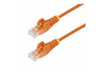 5m Orange Slim CAT6 Ethernet Cable, Snagless, 28AWG, LSZH