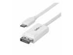 6.6ft (2m) USB C to DisplayPort 1.2 Cable, Bidirectional