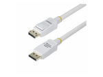 6ft White VESA Certified DisplayPort 1.2 Cable with Latches