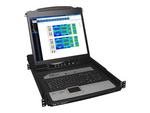 Tripp Lite Series 8-Port Rack Console KVM Switch built in IP w/ 19" LCD 1U
