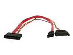 12in Micro SATA to SATA with SATA Power Adapter Cable (MCSATAF12S)